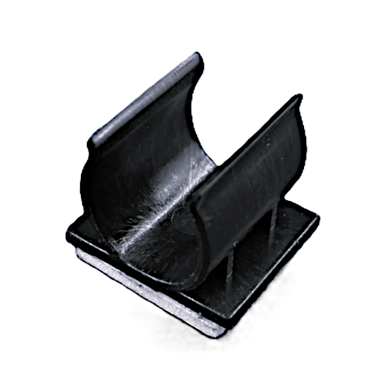 Plastikowy uchwyt samoprzylepny na długopis w kształcie litery U